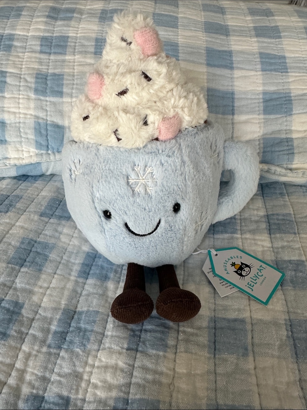 NWT Jellycat Amuseables Hot Chocolate with Marshmallows